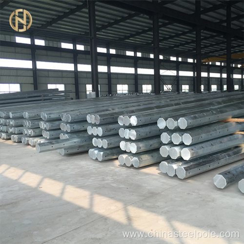 High Voltage Power Transmission Steel Electric Pole